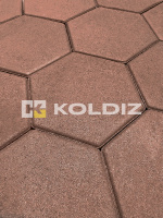 Тротуарная плитка Колдиз Шестигранник 250х220х60