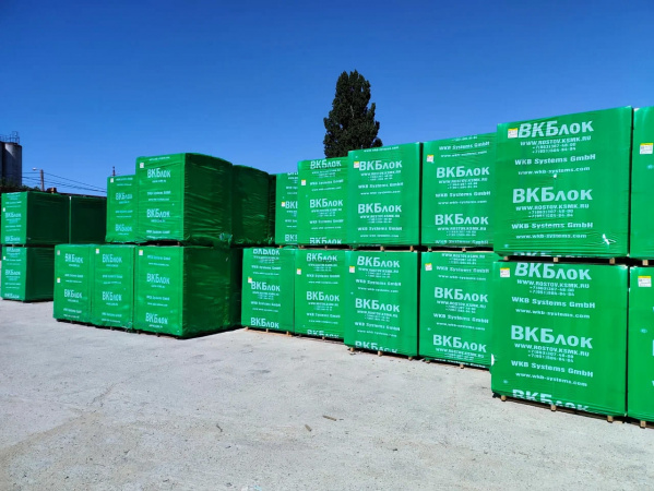 Газобетонные блоки ВКБлок D500 625х400х250 стеновые