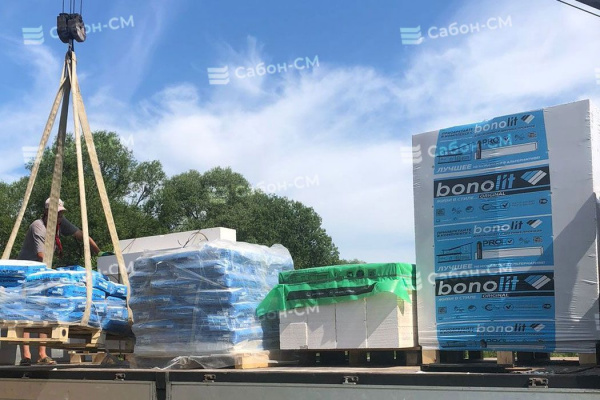 Газобетонные блоки Бонолит Дмитров D400 625х250х75 перегородочные